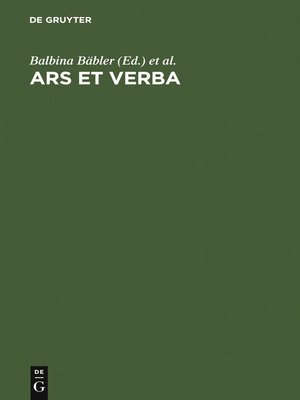 cover image of Ars et Verba